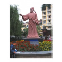 华阳雕塑 重庆校园人物雕塑方案 重庆广场人物雕塑设计